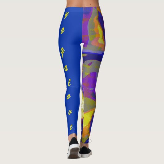 Leggings Aura d'orchidée (Dos)
