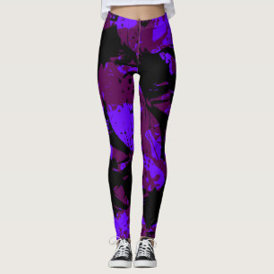 Leggings aura pourpre d'orchidée