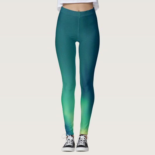 Leggings Aurora Borealis Northern lights Alaska Sky (Devant)