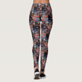 Leggings Australie Kelpie Dog Roller Dessous de verre Noël (Dos)