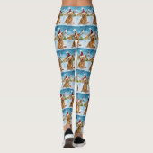 Leggings Australie Terrier Winter Wonderland Noël (Dos)