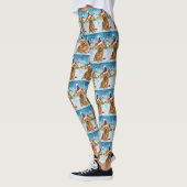 Leggings Australie Terrier Winter Wonderland Noël (Gauche)