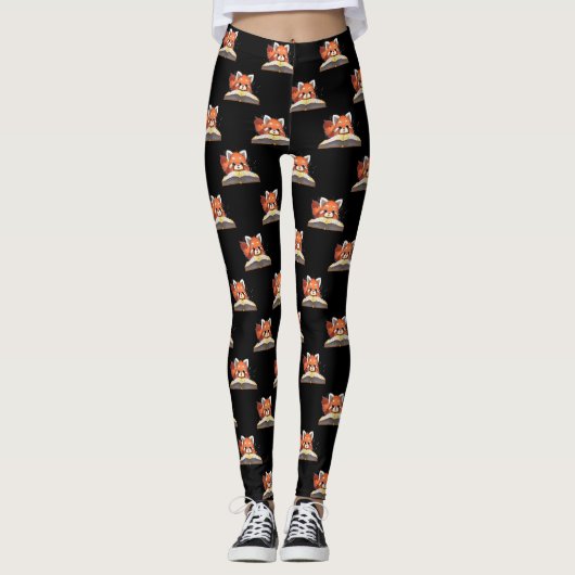 Leggings Auteur du livre Panda rouge (Devant)