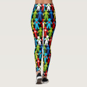 Leggings Autism Puzzle Pièce de sensibilisation du public C (Dos)