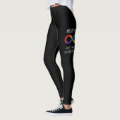 Leggings Autisme Infinité Symbole Neurodiversité T Chemise (Gauche)