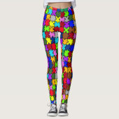 Leggings Autistic Jigsaw (Devant)