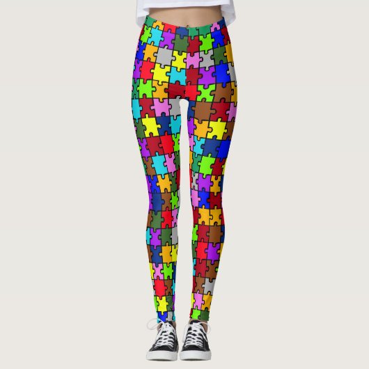 Leggings Autistic Jigsaw (Devant)