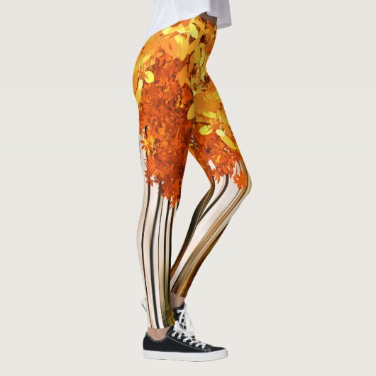 Leggings Automne Abstrait (Droite)