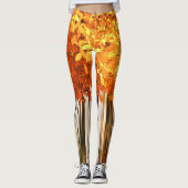 Leggings Automne Abstrait (Devant)
