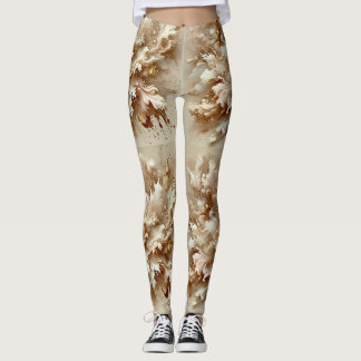 Leggings ~ AUTOMNE Brun Beige ~