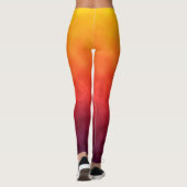 Leggings Automne Embrasé Doré (Dos)