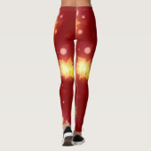 Leggings Automne Feuille d'Halloween (Dos)