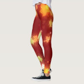 Leggings Automne Feuille d'Halloween (Gauche)