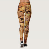 Leggings automne, feuille sec (Dos)