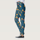 Leggings Automne Feuilles D'Automne Et Motif De Foliage (Gauche)