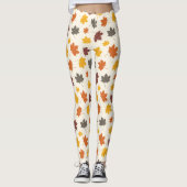 Leggings Automne Feuilles en chute (Devant)