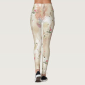 Leggings Automne Légendes botaniques élégantes aux tons neu (Dos)