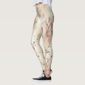 Leggings Automne Légendes botaniques élégantes aux tons neu (Gauche)