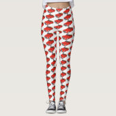 Leggings Automobile classique rouge 1948 (Devant)