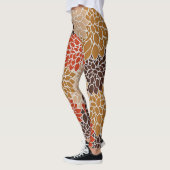 Leggings Autumn floral pattern (Gauche)