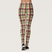 Leggings Autumn Plaid Pattern  (Dos)