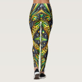 Leggings aux couleurs jamaïcaines (Dos)