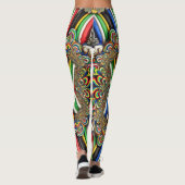 Leggings aux couleurs sud-africaines (Dos)