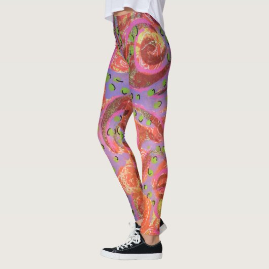 Leggings aux fils colorés (Gauche)