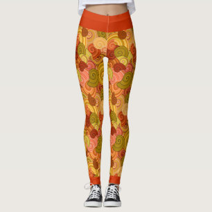 Leggings aux fils colorés