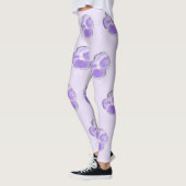 Leggings aux fleurs violettes (Gauche)