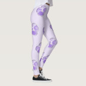 Leggings aux fleurs violettes (Droite)