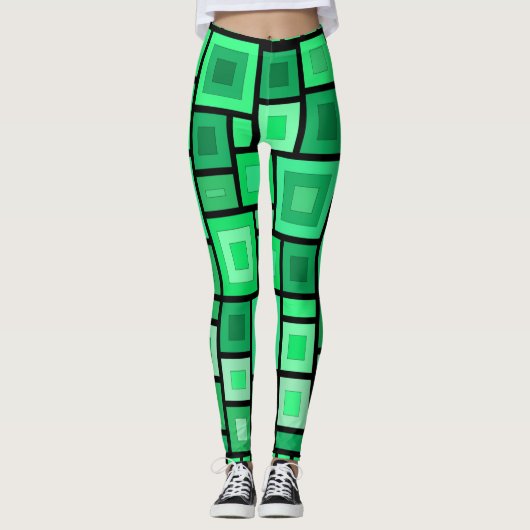 Leggings aux formes géométriques (Devant)