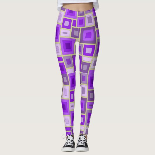 Leggings aux formes géométriques (Devant)