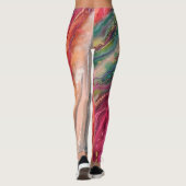 Leggings aux vagues colorées (Dos)