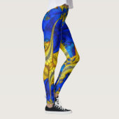 Leggings Avatar bleu saphir serpentiforme (Droite)