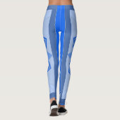 Leggings avec art bleu (Dos)