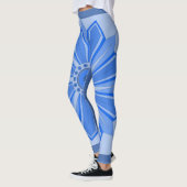 Leggings avec art bleu (Gauche)
