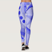 Leggings avec art décontracté bleu (Dos)