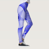 Leggings avec art décontracté bleu (Droite)