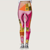 Leggings avec art décontracté coloré (Devant)