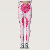 Leggings avec art rose (Devant)