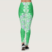 Leggings avec art vert (Dos)