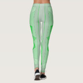 Leggings avec art vert (Dos)