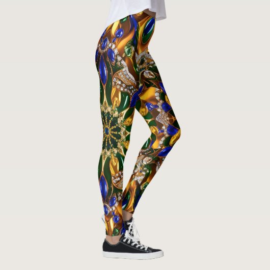 Leggings avec Brésil Couleurs design (Droite)