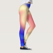 Leggings avec conception de flux coloré Abstrait (Droite)