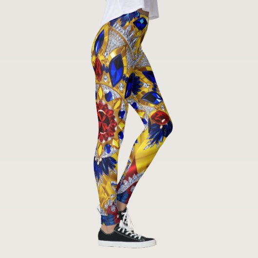 Leggings avec des couleurs roumaines design (Droite)