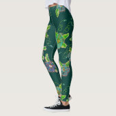 Leggings Avec Design Fleur Moderne (Gauche)
