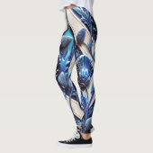 Leggings avec design Scottish Thistles (Gauche)