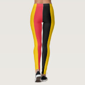 Leggings avec drapeau de Belgique (Dos)