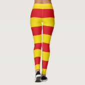 Leggings avec drapeau de Catalogne (Dos)